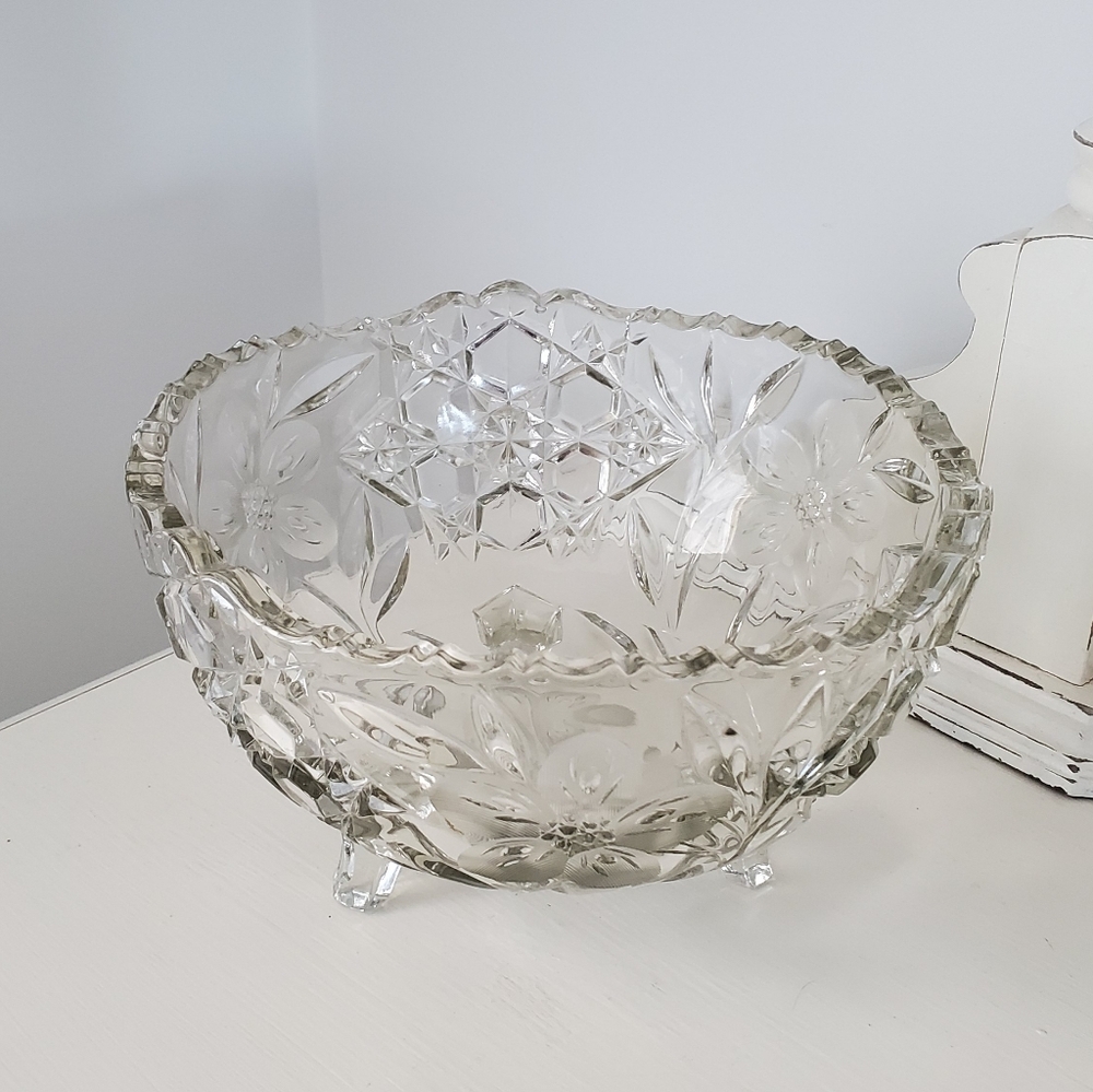 Crystal Footed Bowl